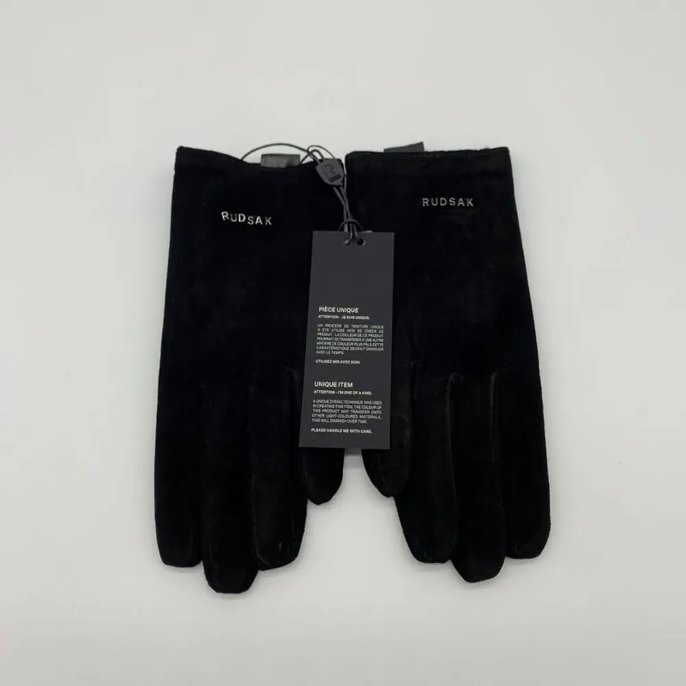RUDSAK Black Suede Women's Gloves